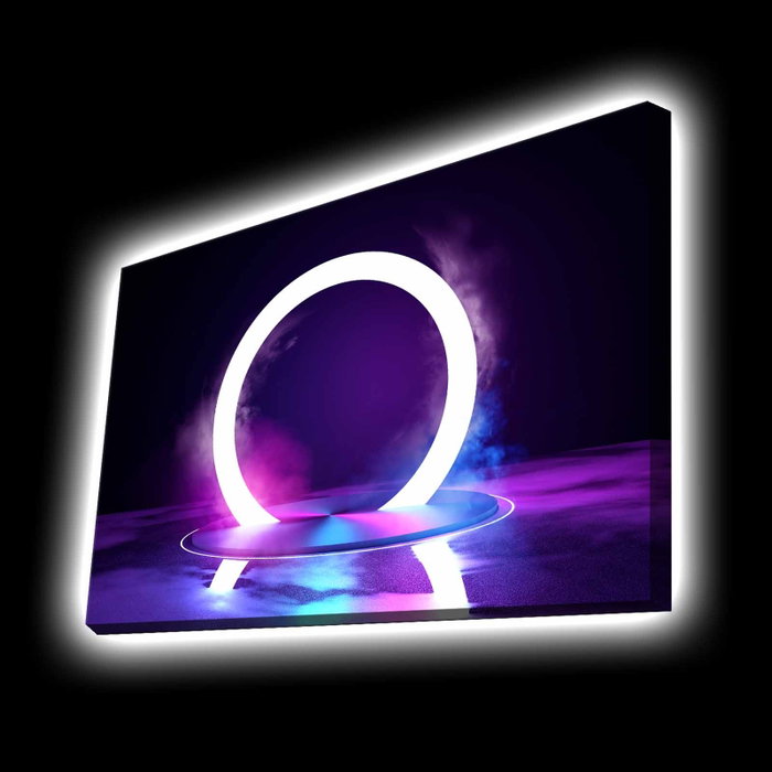 Wallity Lienzo Decorativo Iluminado con Led 45 x 70 cm Multicolor